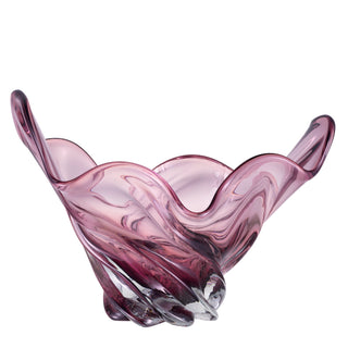 Bowl Ace pale pink glass