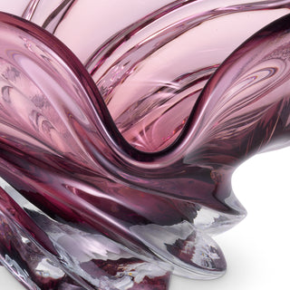 Bowl Ace pale pink glass