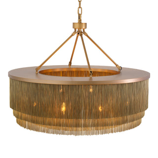 Chandelier Tissot L antique brass finish