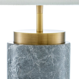 Table Lamp Lxry grey marble incl shade