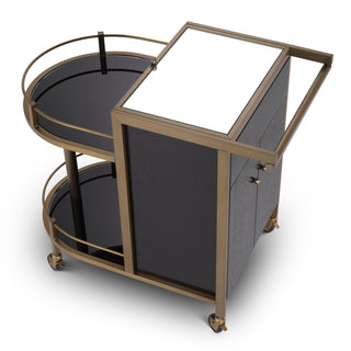 Trolley Bellini brushed brass finish
