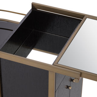 Trolley Bellini brushed brass finish