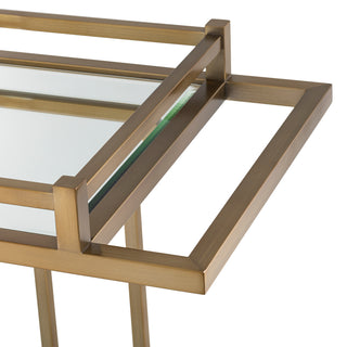 Trolley Beverly Hills brushed brass finish