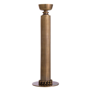 Candle Holder Le Dôme vintage brass finish