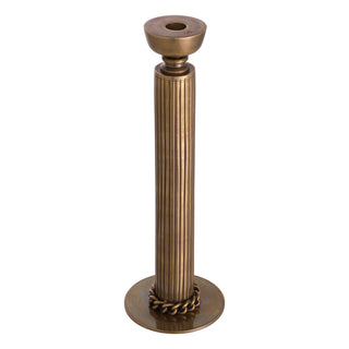 Candle Holder Le Dôme vintage brass finish