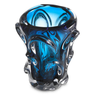 Vase Aila S blue glass