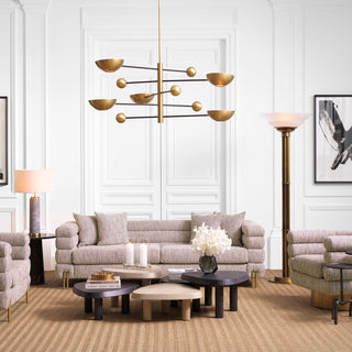 Coffee Table Briël S charcoal grey veneer
