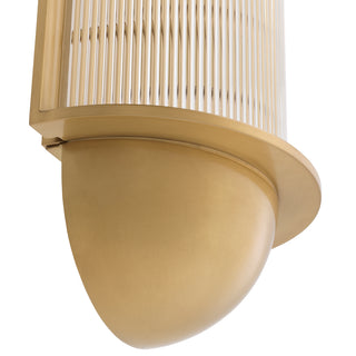Wall Lamp Paolino antique brass finish