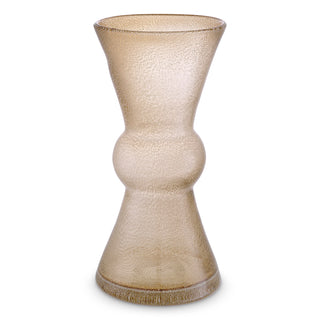 Vase Axa brown glass