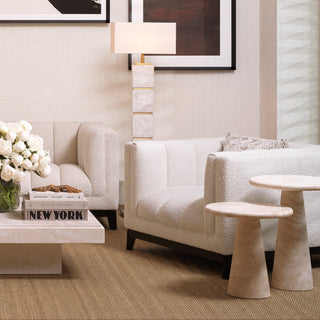 Side Table Adriana L travertine