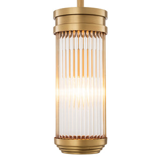 Pendant Rousseau S antique brass finish