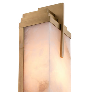 Wall Lamp Harman antique brass finish alabaster