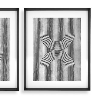 Print Cedar grooves set of 2