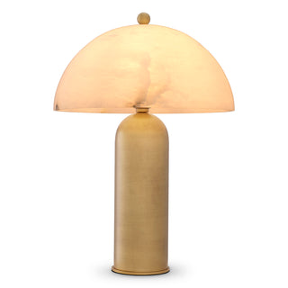 Table Lamp Lorenza antique brass finish alabaster