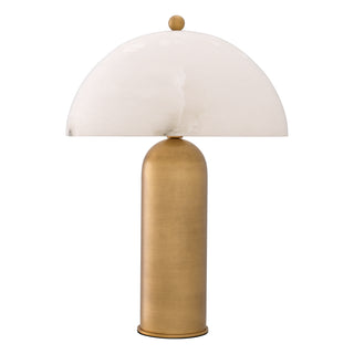 Table Lamp Lorenza antique brass finish alabaster