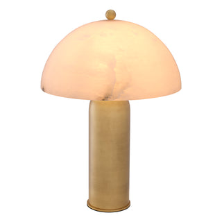 Table Lamp Lorenza antique brass finish alabaster
