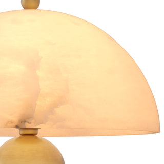 Table Lamp Lorenza antique brass finish alabaster