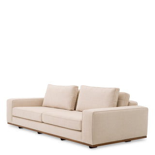 Upholstered Beige Sofa Aurora