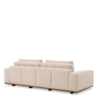 Upholstered Beige Sofa Aurora