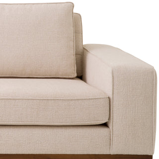 Upholstered Beige Sofa Aurora