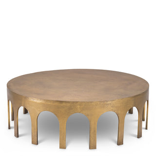 Coffee Table Gardini vintage brass finish
