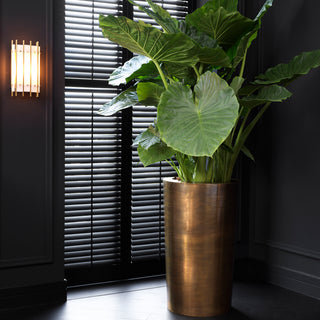 Planter Maddox vintage brass finish