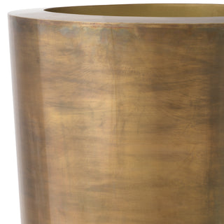 Planter Maddox vintage brass finish
