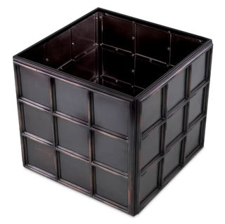 Planter Grid M antique bronze finish