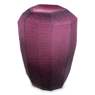 Vase Larisa purple glass