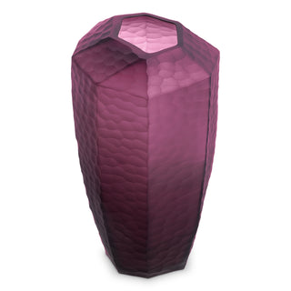 Vase Larisa purple glass