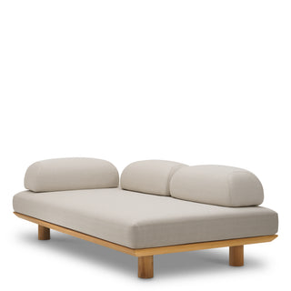 Outdoor Sofa Nomade natural teak lucio sand