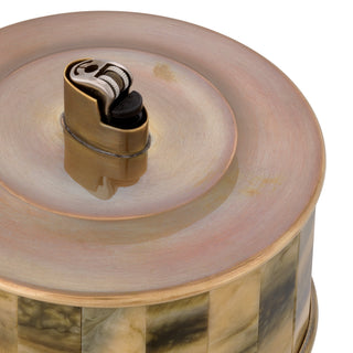 Lighter holder Bonham vintage brass finish