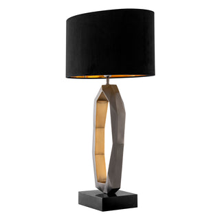 Table Lamp Santos gunmetal finish incl shade