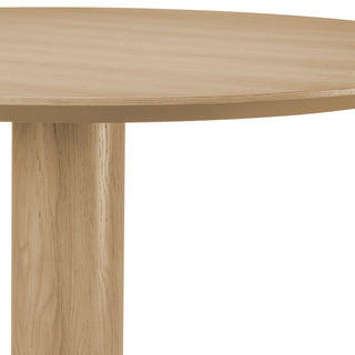 Dining Table Astro natural oak veneer bronze finish