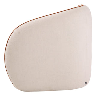 Chair San Marino Right sarra off-white tressa orange