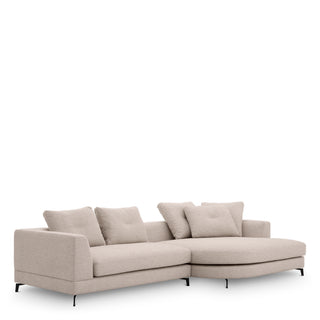 Sofa Moderno S aveiro sand right
black feet