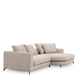 Sofa Moderno S aveiro sand right
black feet
