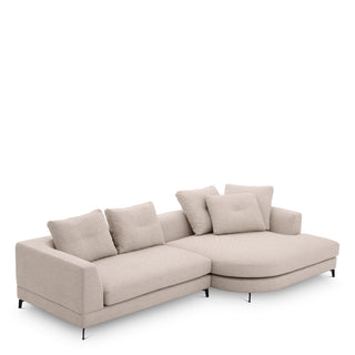 Sofa Moderno S aveiro sand right
black feet