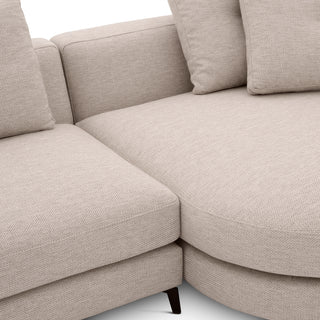 Sofa Moderno S aveiro sand right
black feet