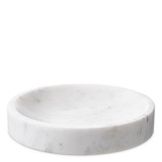 Bowl Moca white marble