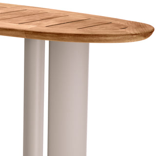 Outdoor Console Table Free Form natural teak