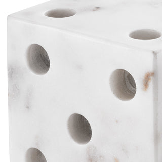 Desk Accessory Visa white marble set of 2