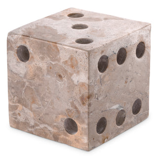 Desk Accessory Visa brown marble set of 2