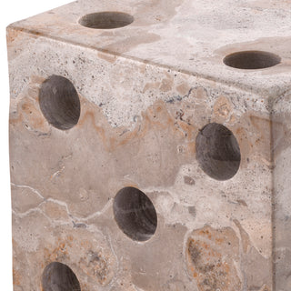 Desk Accessory Visa brown marble set of 2