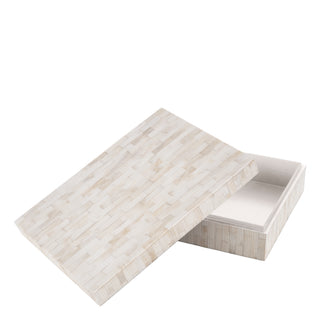 Box Scoop L natural bone