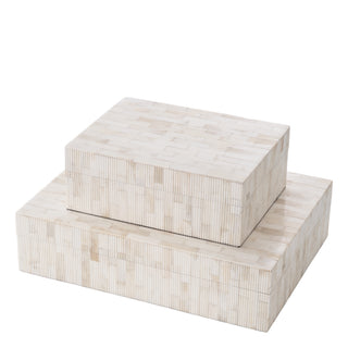 Box Scoop L natural bone
