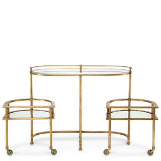 Trolley Lavalle vintage brass finish