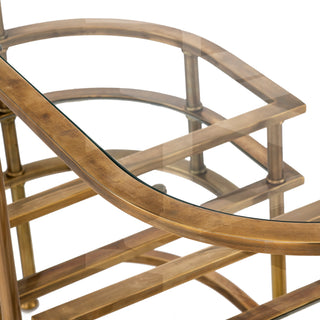 Trolley Lavalle vintage brass finish