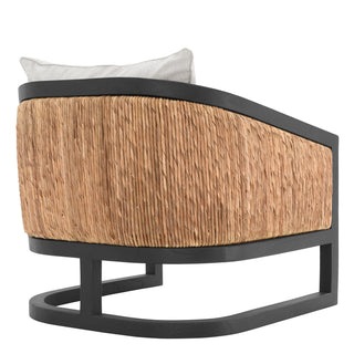 Chair Aruba classic black finish natural sea grass sentier
cream