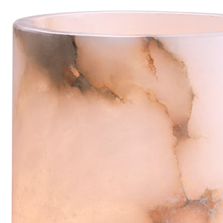 Tealight holder Leonidas alabaster set of 3